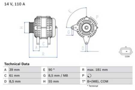 Generator, renault, 77 11 368 728, 82 00 410 669, 82 00 588 648, 82 00 667 619