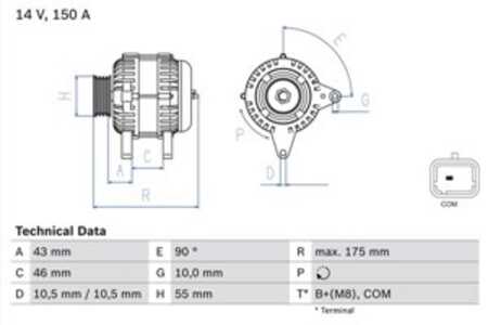 Generator, citroën,ds,fiat,opel,peugeot, 5705 KV, 96 647 796 80, 96 780 488 80, 9678048880, 98 030 499 80, K9678048880