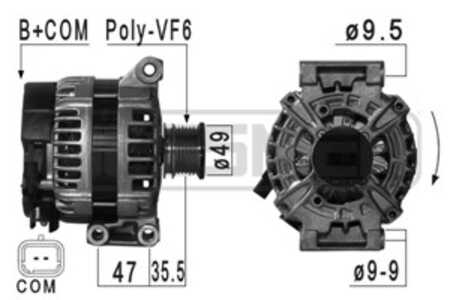 Generator, citroën,mini,peugeot, 12 31 7 553 009, 12 31 7 562 388, 12 31 7 574 365, 12 31 7 575 650, 12 31 7 575 779, 12 31 7 5