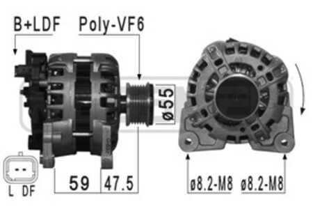 Generator, dacia,lada,renault, 23100-3071R, 23100-4527R, 23100-5079R, 23100-5424R, 23100-7813R, 8200379736, A4539064000