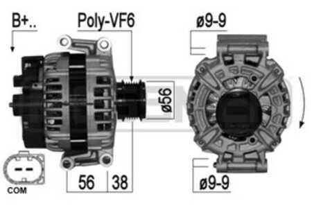 Generator, audi a4 allroad b8, a4 b8, a4 b8 avant, a5, a5 cabriolet, a5 sportback, q5, 06H 903 017 J, 06H 903 017 JX, 06H 903 0