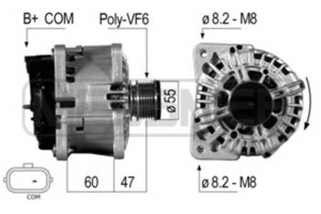 Generator, dacia,renault, 23 10 000 26R, 77 11 368 381, 77 11 497 409, 82 00 390 676, 82 00 660 034