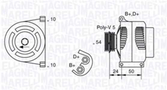 Generator, abarth 500 / 595 / 695, grande punto, fiat 500, 500 c, doblo buss, doblo cargo, grande punto, idea, punto evo, lanci