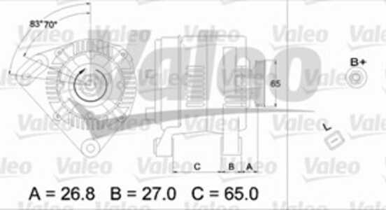 Generator, dacia,nissan,proton,renault, 2310000QAT, 23100-00QAT, 231007440R, 7700437090, 7711134753, 8200660044