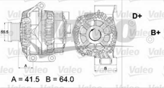 Generator, alfa romeo,fiat,ford,lancia,opel,peugeot,subaru,suzuki,vauxhall, 1539099, 1571297, 46823547, 51784845, 51787209, 518