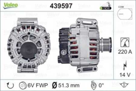 Generator, mercedes-benz, 6461540802, A6461540802