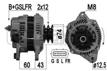 Generator, mitsubishi pajero iv, A003TG4579, A003TG4579AM, A003TG4579ZZ9, A3TG4579, A3TG4579AM, A3TG4579ZZ9