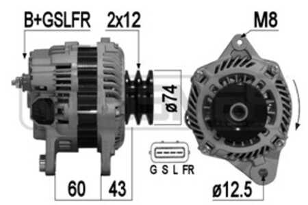 Generator, mitsubishi pajero iv, 1800A115, A003TG4679, A003TG4679AM, A003TG4679ZZ9, A3TG4679, A3TG4679AM, A3TG4679ZZ9