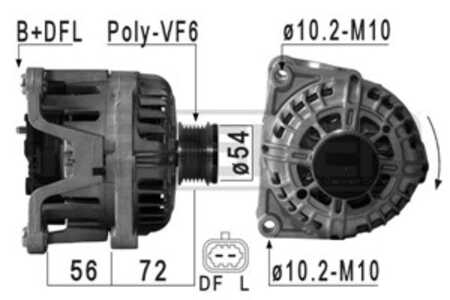 Generator, opel,saab,vauxhall, 12 02 310, 12 02 329, 12 04 621, 12 04 622, 13 500 329, 13 500 586, 13 500 856, 13 588 303, 95 5