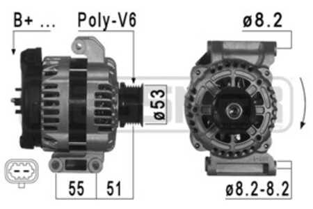 Generator, opel,vauxhall, 12 02 304, 13 586 367