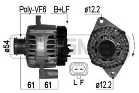 Generator, chevrolet,opel,saab,vauxhall, 095 515 963, 12 02 333, 12 04 623, 13 502 581, 13 588 306, 95 515 963