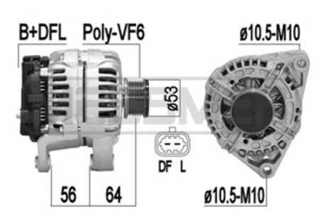 Generator, opel meriva b minibus,  minivan, vauxhall meriva mk ii, 12 02 199, 13 284 409