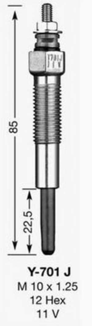 Glödstift, ford,kia,mazda,suzuki, 09900-RF001, 0K054-18140, 0K075-18140, 0K75A-18140, 11065-HC200, 40 25 139, 91304-04300, RFG1