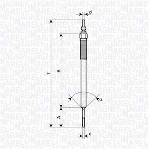 Glödstift, mitsubishi l200 / triton, l200 / triton flak/chassi, 1820A020