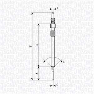 Glödstift, chrysler grand voyager v, dodge nitro, jeep cherokee, wrangler iii, 12625507, 68029 497AA, 68092635AA