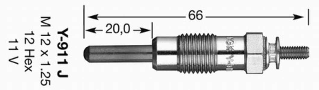 Glödstift, citroën ax, peugeot 106 i, 09 111 145, 44 03 145, 5962.J3, 5962.T1, 91 11 145