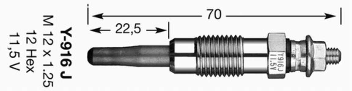 Glödstift, daewoo,mercedes-benz,ssangyong, 0011593601, 3748.08, 374808, 5502 233, 5502233, VBP180