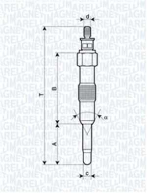 Glödstift, fiat croma, 5960 39, 5960 4Z, 5960 72, 5960 K5, 71735463, 7632587, 8962 5A