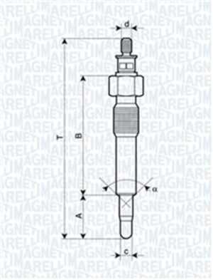 Glödstift, chevrolet,isuzu,opel, 12 14 042, 12 14 085, 12 14 310, 12 14 315, 12 14 320, 5960 36, 8-94481-972-0, 8-97044-037-0, 