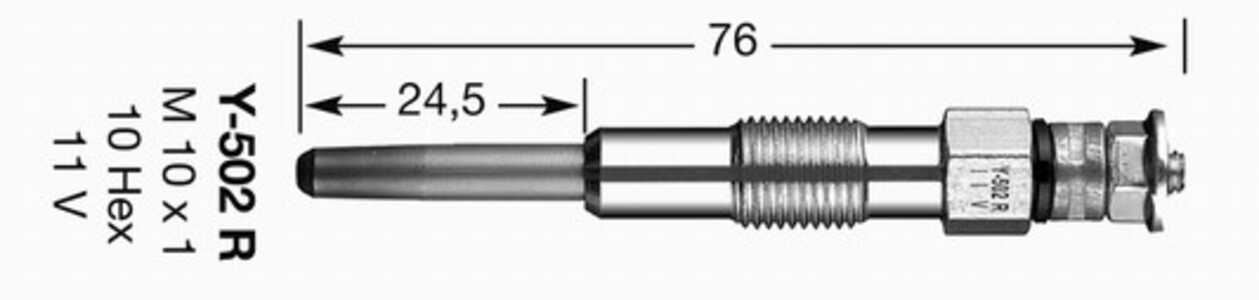 Glödstift, citroën,fiat,iveco,peugeot,renault, 1336022, 1336159, 1337417, 50 03 16 493, 500316493, 90571792, 90573832, 9128629