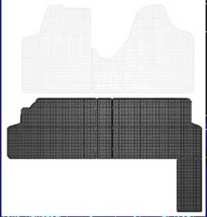 Gummimatta, kupé CITROEN Jumpy II - 2nd row 2007-2016, citroën,fiat,peugeot,toyota