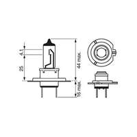 Halogenlampa H7 Px26d, passar många modeller, 000000000H7, 00000000H7, 0000000H7, 000000H7, 002 544 00 94, 05104 684AA, 14145090, 16 076