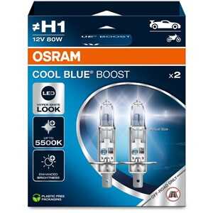 Halogenlampa Osram Cool Blue Boost P14.5s, Universal