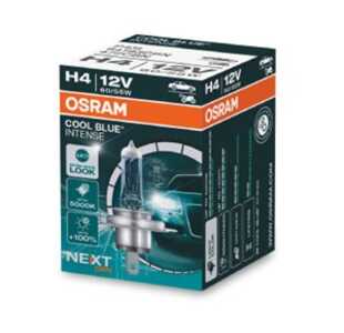 Halogenlampa  OSRAM COOL BLUE INTENSE H4 P43t, citroën,vw,mercedes-benz