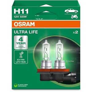 Halogenlampa Osram Ultra Life  H11 PGJ19-2, Universal