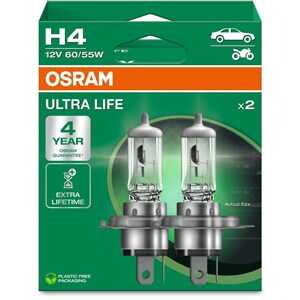 Halogenlampa Osram Ultra Life H4 P43t, Universal