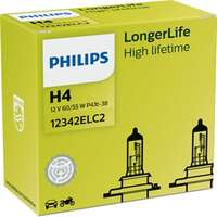 Halogenlampa  PHILIPS LongerLife H4 P43t-38, passar många modeller, 000 544 9094, 000000 000374, 025816, 030005050038, 072601 012803, 1