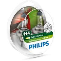 Halogenlampa  PHILIPS LongLife EcoVision H4 P43t-38