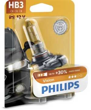 Halogenlampa  PHILIPS Vision HB3 P20d, nissan pathfinder ii, mazda mpv ii, 000 9947 274, 1 382 495, 63 12 1 382 495, XR812420, 