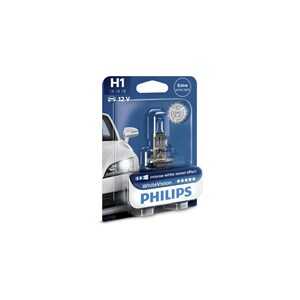 Halogenlampa Philips WhiteVision H1, P14.5s, Universal