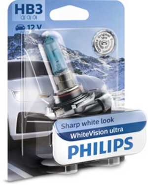 Halogenlampa  PHILIPS WhiteVision ultra HB3 P20d, nissan pathfinder ii, mazda mpv ii, 000 9947 274, 1 382 495, 63 12 1 382 495,