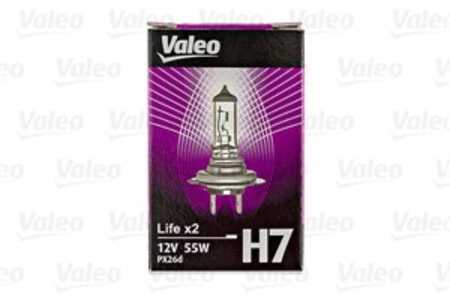 Halogenlampa VALEO LIFE x2 H7 PX26d, Fram, passar många modeller