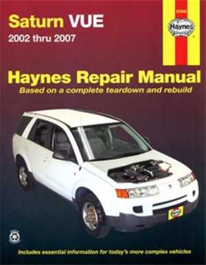 Haynes Reparationshandbok, Saturn Vue, Universal, 87040