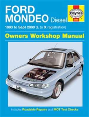 Haynes Reparationshandbok, Ford Mondeo Diesel, Universal, 3465