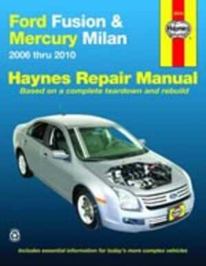 Haynes Reparationshandbok, Ford Fusion & Mercury Milan, Universal, 36045