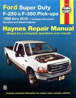 Haynes Reparationshandbok, Ford Super Duty F-250 & F-350, Universal, 36060