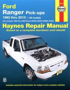 Haynes Reparationshandbok, Ford Ranger Pick-ups, Universal, 36071