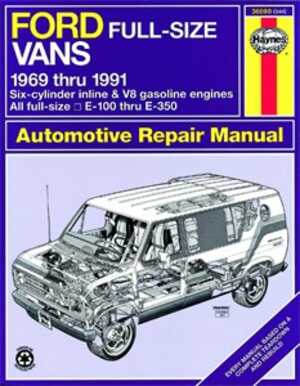 Haynes Reparationshandbok, Ford Full-size Vans, Universal, 36090