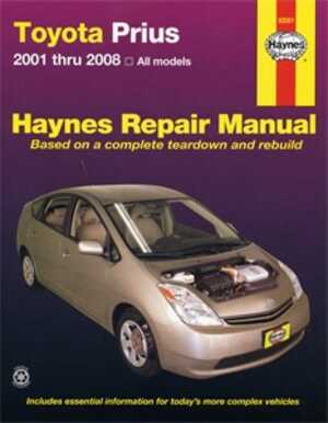 Haynes Reparationshandbok, Toyota Prius, Universal - 175134 - OE 92081