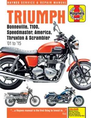 Haynes Reparationshandbok, Triumph 2001-2015, Universal, 4364, 9781785210365