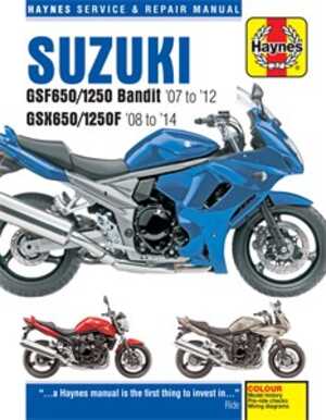 Haynes Reparationshandbok, Suzuki GSF & GSX 650/1250, Universal, 4798, 9780857336392