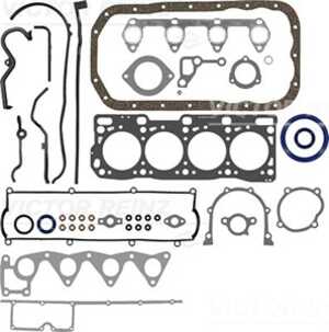 Hel packningssats, motor, kia besta buss, besta skåp, mazda b-serie, b-serie flak/chassi, e buss, e flak/chassi, e skåp, RF01-9