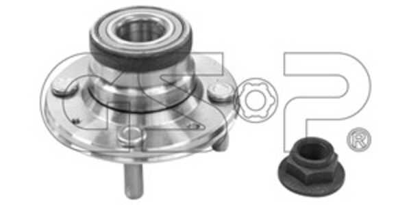 Hjullagersats, Bakaxel, mitsubishi carisma, carisma sedan, colt v, lancer vi, MR223284