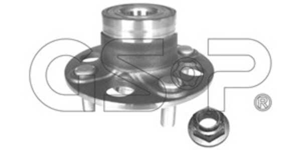 Hjullagersats, Bakaxel, honda jazz ii, 42200SAAE01, 42200SAAE02 S1, 42200SAAE02, 42200SAAE03 S1, 42200SAAE03, 44300S0F009