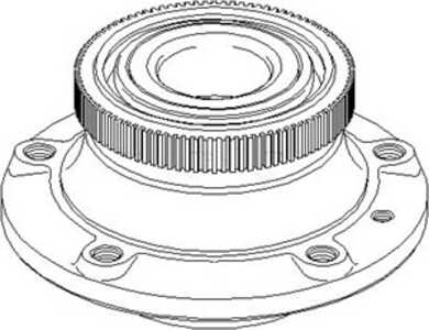 Hjullagersats, Fram, bmw 5 [e28], 1 124 439, 1 124 458, 1 126 117, 1 126 478, 1 129 730, 1 130 530, 1 131 298, 1 468 750, 3121 