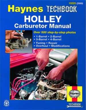 Holley Carburetor Manual, Universal, 10225